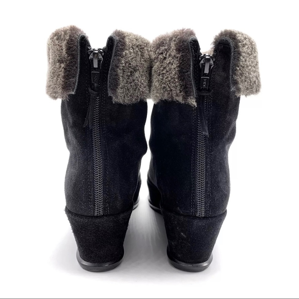 Stuart Weitzman Platform Wedge Ankle Bootie Sz 6.5 - image 6